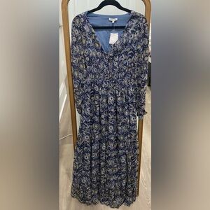 PATRONS OF PEACE floral maxi dress